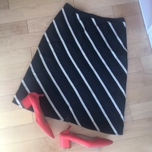 JCrew tricolour silk skirt, excellent condition